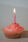 cupcake candle